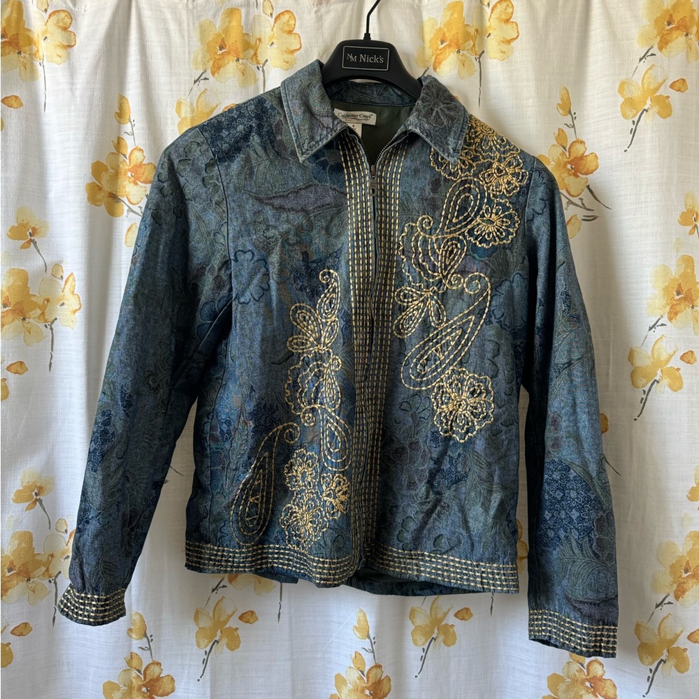 Coldwater Creek Embroidered Jacket